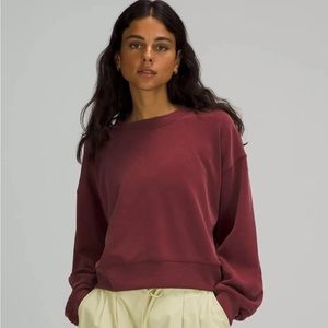 Lululemon Perfectly Oversized Crop Crewneck Sweatshirt
